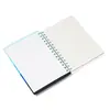 Livro de bobina pop bolha de silicone escova de cabelo bobina de pelúcia livro Dinossauro unicórnio caderno de silicone notas de desratização