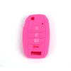 Para Kia Nuevo Sorento K5 Plegable 4 Llaves Estuche de Silicona para Llave Estuche para Llave de Coche Pegamento Suave Estuche para Control Remoto