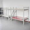 Dormitório estudantil beliche superior e inferior cama de ferro beliche de fábrica canteiro de obras cama alta e baixa beliche superior e inferior de uma peça cama de ferro