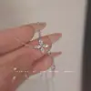 Collar de Perlas de Plata Esterlina S925 Accesorios para Mujer Nicho que No se Desvanece de Alta Gama Versátil Cadena Clavicular para Otoño e Invierno Cadena para Suéter