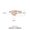 Soporte para Anillos de Plata S925 para Mujer Estilo K Japonés y Coreano Chapado en Oro Rosa de 18 Quilates Soporte para Anillos 3*4*5*6*7*8*9*10