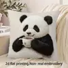 Funda de almohada con estampado de animal popular de Temu transfronteriza Cojín suave personalizado para sofá Funda de almohada decorativa para el hogar y el dormitorio