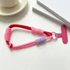 Cordón para Teléfono Móvil con Longitud Ajustable, Autocierre, Anticaída, Resistente con Clip, Estilo Corto, Poliéster, Personalizable