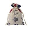 Saquinho Repelente de Mosquitos, Bolsa de Algodão Estampada, Saquinho Cartoon com Cordão, Sacola de Presente, Saquinho Vazio Repelente de Mosquitos, Pequena Bolsa de Tecido de Algodão e Linho