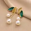 Brincos de Franja com Gota de Óleo da Moda Tendência Design de Nicho Luxo Leve Brincos de Alta Qualidade Brincos de Moda Versáteis Gentis Elegantes