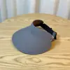 Chapéu Integrado com Proteção Solar para Mulheres, Anti-UV, Dobrável, Sem Costura, Chapéu com Topo Aberto, Chapéu de Sol com Aba Larga, Chapéu de Sol para Corrida para Homens