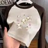 Camiseta de Manga Larga Bloque de Color para Niña 2026 Nuevo Otoño/Invierno Tallas Medianas y Grandes Ropa Interior Térmica de Forro Polar para Niños Top de Niña Ropa de Otoño