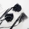 Esposas de bondage seductoras para flirtear, antifaz de pestañas, pareja adulta, juego previo, coqueteo, provocación, venta directa, una generación de cabello