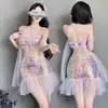 Pure Desire Fantasia Sereia Princesa Cos Sexy Fofa Sereiazinha Bodycon Saia Pérola Emagrecedora Brilhante Corrente de Contas Lantejoulas