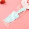 Cortador de Pastel de Plástico Engrosado y Endurecido, Cuchillo de Plástico Desechable, Cubiertos Empaquetados con Borde Dentado, Cuchillo Negro Transparente al por Mayor