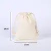 Bolsa de lona com cordão
