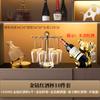 Un Juego Completo de Copas de Vino Doradas con Diamantes con un Toque de Lujo, un Juego de Copas de Cristal de Lujo de Alta Gama y una Decoración de Lujo para la Vinoteca de la Sala de Estar