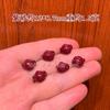 Acessórios para Bule de Areia Roxa Dourada de Alto Conteúdo Natural, Contas Soltas, Cinábrio Vermelho, Pingente de Cinábrio, Sino, Acessórios para Pulseira