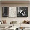 Fondo de Pared de Sofá de Sala de Estar Pintura Decorativa de Tres Piezas Estilo Moderno Simple Crema Mural Abstracto Fresco Simple Elegante Pintura de Pared