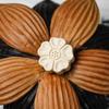 Buxo ameixa flor de volta Cloud beads diy acessórios escultura em madeira artesanato pulseira colar diy jóias acessórios atacado