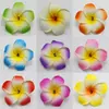 Tocado de Plumeria Flor Artificial Pasador de Flor Pinza Lateral Pinza para Flequillo Pinza de Viaje para la Costa Decoración Flor