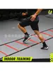 Cuerda negra de 42 cm, tableta naranja, escalera ágil, escalera de velocidad, escalera de entrenamiento, adecuada para fútbol, fútbol, fitness, ritmo