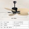 Ventilador de techo retro americano transfronterizo para sala de estar, comedor, luz de ventilador de techo, decoración creativa, conversión de frecuencia, ventilador tradicional, fábrica de Zhongshan