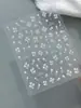Yitu Estampa de Formiga Folha de Ouro Flor de Geleia Adesivos para Nail Art Florais Fofos Doces Moda Acessórios Yt7472