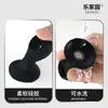 Tapón de Puerta de Silicona, Almohadilla Anticolisión sin Perforaciones, Tapón de Puerta Amortiguador Silencioso para Baño, Manija de Puerta de Habitación, Ventosa Magnética