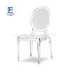 Silla de Cristal PC Silla Transparente Silla de Plástico PP Silla Acrílica Silla de Comedor Silla para Hotel Boda Silla de Bambú Fábrica de Foshan