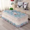 Mantel Rectangular de Tela para Mesa de Café Cubierta para Mesa de Café de Sala de Estar del Hogar Mantel Nórdico para Mesa de Comedor Cubierta Eléctrica