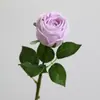 Flor artificial hidratante rosa decoração para casa sensação flor falsa decoração de casamento simulação de flor flor redonda rosa