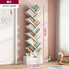 Prateleira pequena em forma de árvore estante de chão armário de quarto rack de armazenamento de sala de estar casa multi-camadas criativa estreita estante