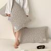 Funda de almohada de gasa de algodón estilo japonés, Funda de almohada de velo de algodón puro con estampado floral pequeño fresco, Funda de almohada suave y transpirable