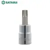 Socket de Destornillador en Forma de Flor Shida Zhongfei 10mm Llave de Impacto Punta de Socket con Agujero Central Spline Tipo T Herramienta de Destornillador de 6 Ángulos
