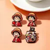 Pirata 2026 Novo Desenho Animado Forma de Broche de Metal Distintivo de Personalidade Criativa Acessório Decorativo Versátil Transfronteiriço