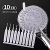 Cepillo de limpieza para alcachofas de ducha para limpiar alcachofas de ducha y destapar huecos del baño, mini cepillo de limpieza multifuncional
