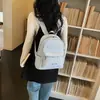 Mochila Casual Versátil com Padrão de Estrelas para Mulheres, Estilo Coreano Exquisito, Nova Mochila Branca 2026, Bolsa Escolar