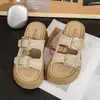 Sandalias Birkenstock para mujer para el verano de 2026, nuevo diseño de suela gruesa que aumenta la altura, adecuadas para combinar con faldas, sandalias de piscina antideslizantes para la playa, sandalias casuales