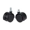 Directo de fábrica Jin Rongda 1.5 pulgadas con ruedas ruedas para muebles rueda universal de PU freno de rosca universal