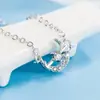 Joyería de Mano Creativa Luochen con la Flecha de Cupido, un Regalo para Novias de Novias de Ins, Pulsera Coreana con Brillantes Diamantes de Estrella y Luna