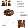 Fabricante directo fibra de alta temperatura cabello rizado francés 355g 18/20/ 22 pulgadas multicolor peluca de fibra sintética postizo