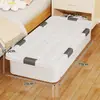Caixa de Armazenamento sob o Sofá, Organizador de Brinquedos de Pelúcia e Blocos de Montar para Sala de Estar Infantil, Caixa de Armazenamento Plana para Lanches Domésticos