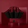 Paraguas Automáticos con Impresión de Logo, Venta al por Mayor desde el Fabricante, Venta Directa, Ampliado y Engrosado, Protección Solar, Doble Uso para Sol y Lluvia, Paraguas para Mujer
