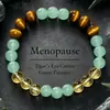 Xiyin tk pulsera explosiva transfronteriza de piedra natural ojo de tigre cuarzo rosa piedra Shoushan pulsera elástica de cuentas hecha a mano al por mayor