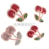 Parches Grandes de Tela del Fabricante con Diseños de Diamantes, Cristales, Cereza, Corazón, Número y Corona para Accesorios de Ropa y Decoraciones DIY