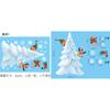 Adesivos de Natal Transfronteiriços Adesivos de Parede Adesivos Eletrostáticos Adesivos para Vidro de Janela Papai Noel Alce Presente Decorações de Janela