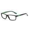 Nuevos lentes de lectura deportivos de silicona con luz anti-azul para hombre y mujer, moda joven, montura de gafas HD para protección ocular, venta al por mayor