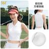 Colete Esportivo 361 com Protetor de Peito Top de Badminton Gola Polo sem Mangas Roupa Íntima de Yoga Roupa Bonita para Tênis