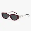 Nuevas gafas de sol de moda con montura de ojo de gato, personalidad, modifican la cara, caja, gafas de alto sentido, gafas para fotografía callejera