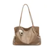 Bolsa de mano de gran capacidad para mujer, nueva colección otoño 2026, bolso de hombro casual, versátil para ir al trabajo, moderno y retro, bolso de axila