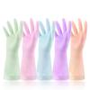 Guantes cálidos impermeables de invierno para el hogar, de látex grueso, para la colada, de terciopelo, antideslizantes, para lavar platos.