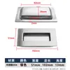 Hebilla de Acero Inoxidable para Puerta Corredera con Manija Oculta Tirador Empotrado para Puerta de Gabinete Tirador Invisible para Muebles de Gabinete Manija Empotrada