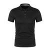 Ropa de trabajo Camisa polo con solapa de impresión fija Camiseta de manga corta Camisa publicitaria empresarial Impresión de equipo Ropa de trabajo de secado rápido