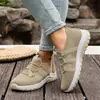 Zapatos Deportivos Casuales de Malla Hueca Tejido de Punto para Mujer Verano 2025, Zapatos de Malla Old Beijing, Zapatos de Mamá, Zapatos de Malla Transpirable Individual para Mujer